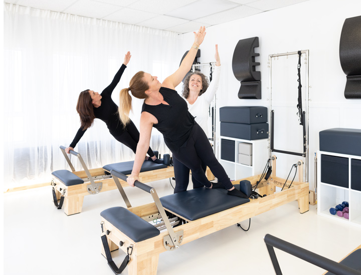 Cours de Pilates en groupe à Blainville